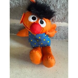 Vintage Tyco Water Buddies Ernie Nylon Stuffed Toy Sesame‎ street